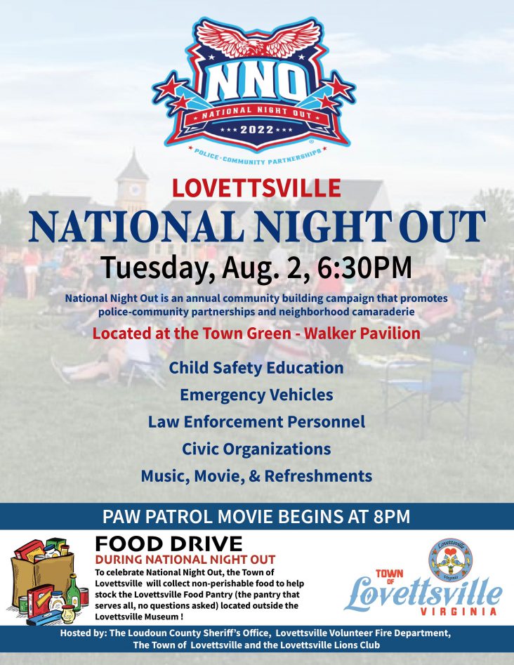 National Night Out Town of Lovettsville, VA